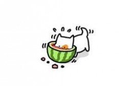 吃瓜的简笔画,吃瓜群众眼中的趣味瞬间